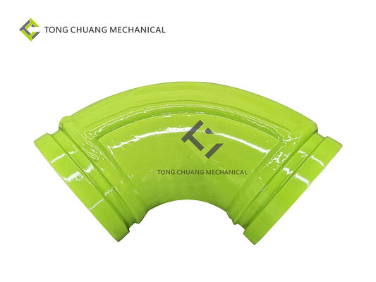 kupować Dwuwarstwowy łokieć kątowy z rurą żelazną Mały 125 * R180-90 ° do ciężarówki z pompą do betonu online manufacture