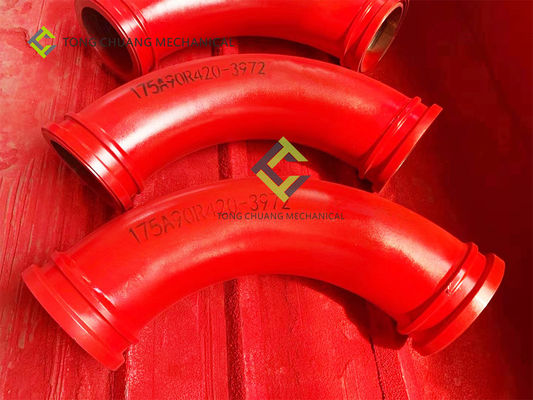 kupować 20 # stalowy rurociąg pompy do betonu, kolanko rurowe 30 stopni 500 MM online manufacture