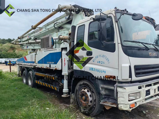 kupować W 2011 roku Zoomlion ISUZU Podwozie 38 M Betonowy Ciężarówka 5 cylindrów i 5 masztów online manufacture