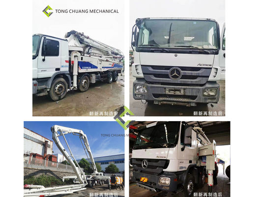 Reprodukcja używanej ciężarówki z pompą do betonu Zoomlion z podwoziem Mercedes-Benz 8 × 4