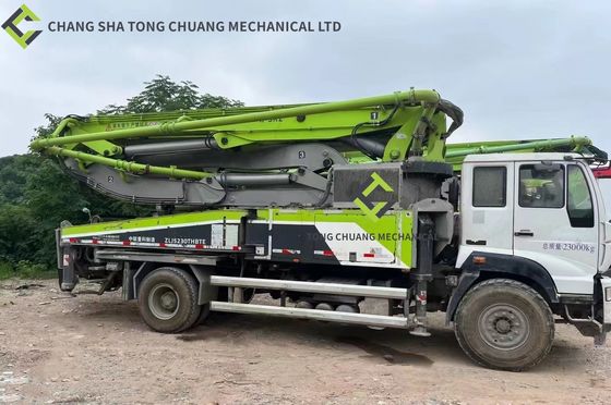 W 2018 r. Zoomlion Heavy Industry Używana ciężarówka z pompą do betonu ZLJ5230THBTE 37 metrów