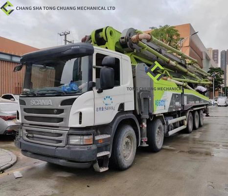 2018 SCANIA Podwozie Zoomlion Używana Pompa do betonu 63m