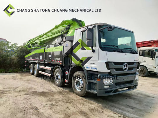 W 2014 roku Zoomlion Mercedes Benz Podwozie Betonowa Ciężarówka 52 Meter 6 Cylinder 6 Rod