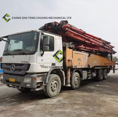 56M 8x4 używana ciężarówka betonowa na podwoziu Mercedesa Benza