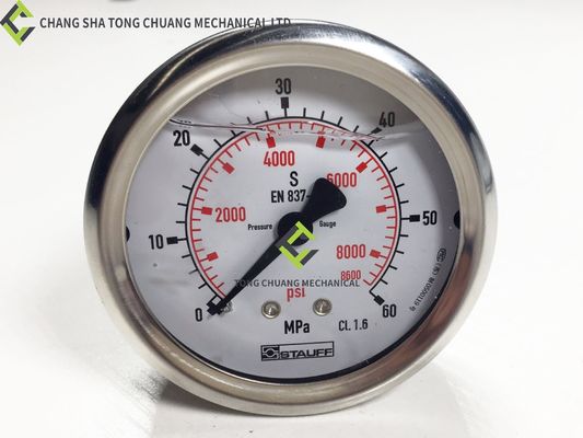 Części zamienne z betonowej pompy ciężarowej firmy Sany Heavy Industry and Zoomlion, miernik ciśnienia Ds63-60mpa 1019900185