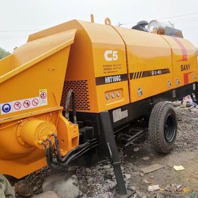 2018 Sany Heavy Industry HBT100C-1818D używana pompa betonowa przyczepy