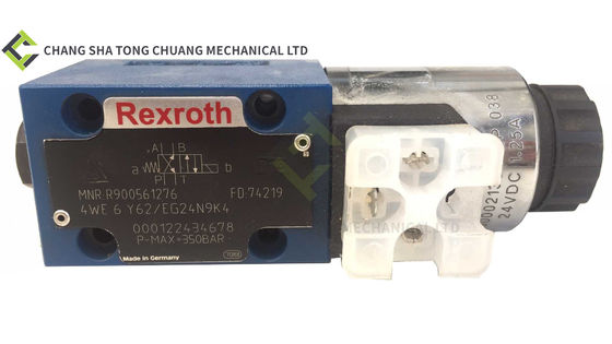 Akcesoria do ciężarówki betonowej Zoomlion Elektromagnetyczny zawór kierunkowy 4WE6Y70/HG24N9K4 (R901089243) 4WE6Y7X/HG24N9K4