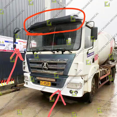 W przypadku pojazdów typu Mixer Truck Rearview Mirror Bracket, Bumper, Cab Shield Cover,Rearview Mirror Support + Front Bumper + Cab Dust Cover dla pojazdów typu Mixer Truck,Sany Mixer Truck Mirror Frame Assembly, Anti-collision Bumper