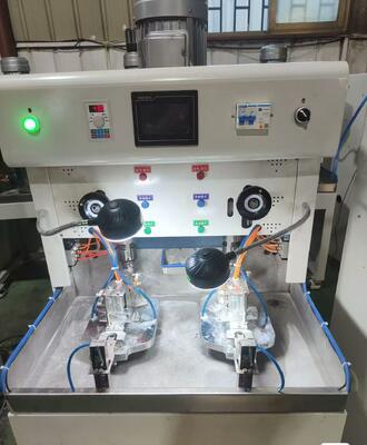 Fully automated machine processing center for jade, emerald, and agate bead pressing