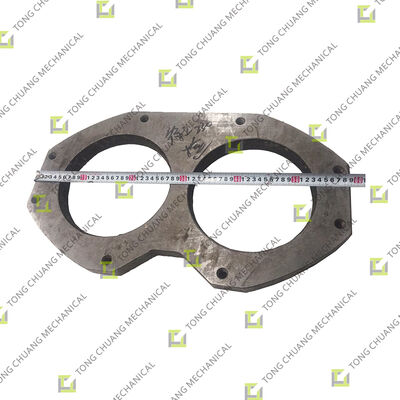 XCMG 230, 8 Holes Spectacle Plate，Concrete Pump Spectacle Plate，Pump Spectacle Wear Plate，Concrete Machinery Spectacle Plate，Twin Spectacle Plate，Pumping Unit Spectacle Plate，Hardened Spectacle Plate